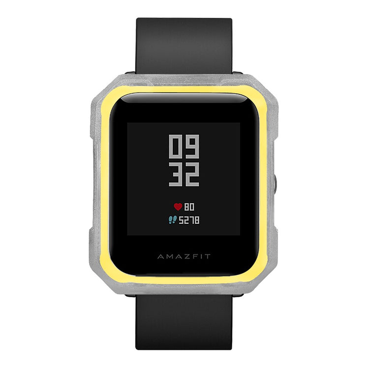 Mega Flot Silikone Cover passer til Amazfit Bip 1 / Amazfit Bip Lite - Gul#serie_8