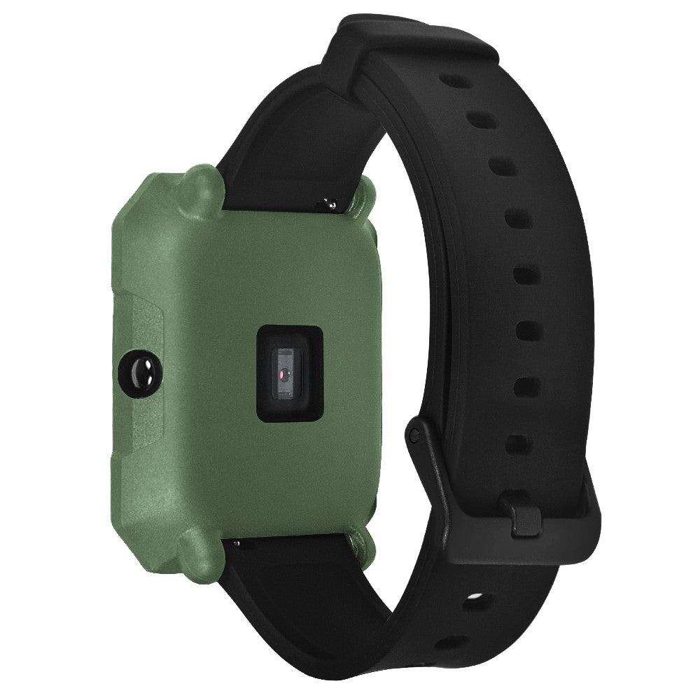 Mega Flot Silikone Cover passer til Amazfit Bip 1 / Amazfit Bip Lite - Grøn#serie_9