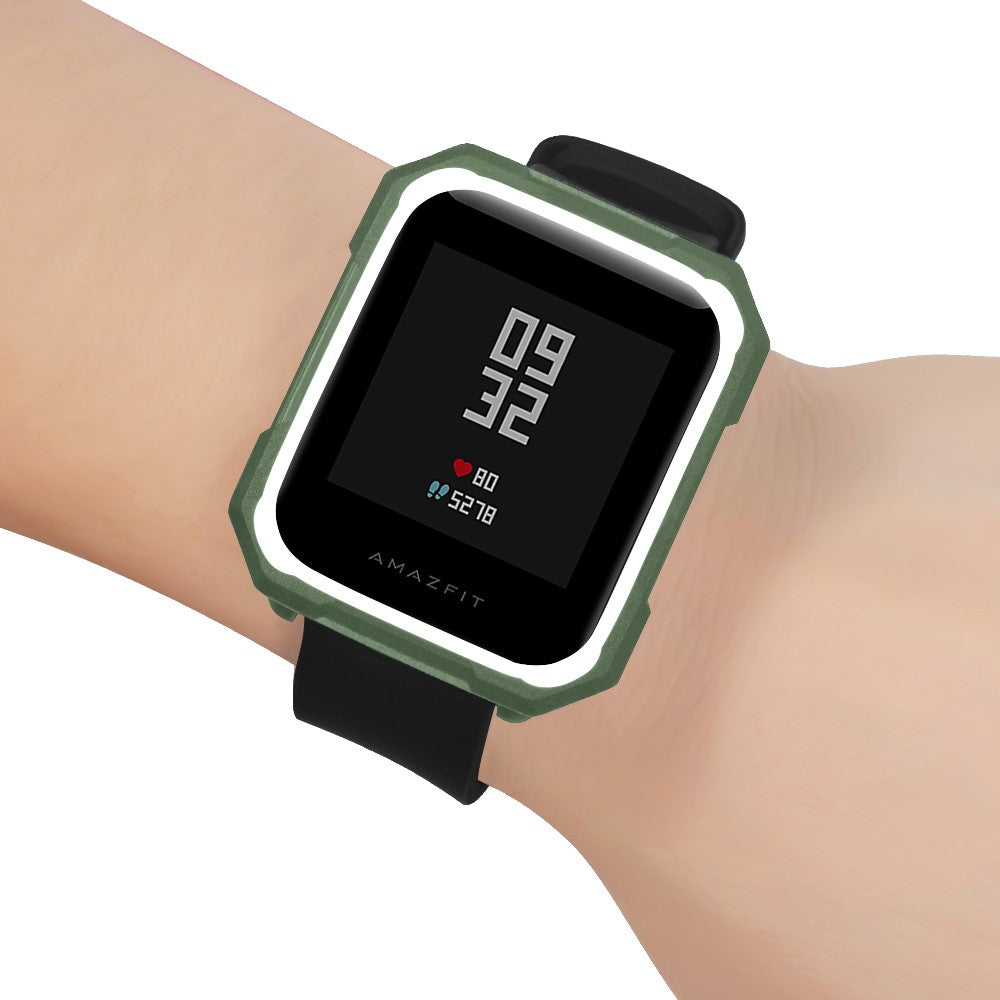 Mega Flot Silikone Cover passer til Amazfit Bip 1 / Amazfit Bip Lite - Grøn#serie_9