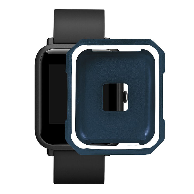 Mega Flot Silikone Cover passer til Amazfit Bip 1 / Amazfit Bip Lite - Blå#serie_10