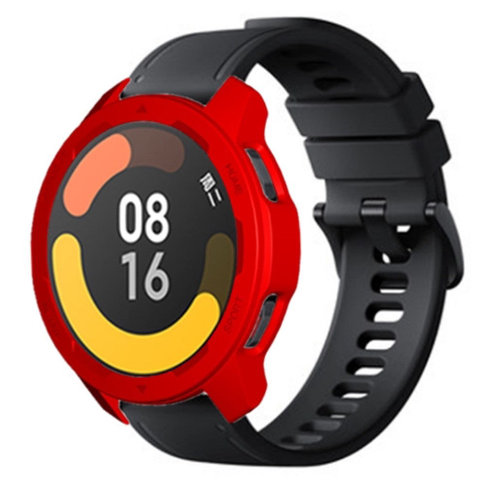 Beskyttende Silikone Universal Bumper passer til Xiaomi Watch Color 2 / Xiaomi Watch S1 Active - Rød#serie_8