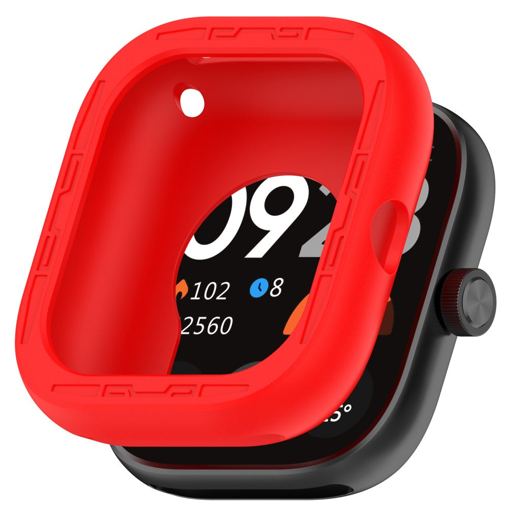 Beskyttende Silikone Cover passer til Xiaomi Redmi Watch 4 - Rød#serie_9