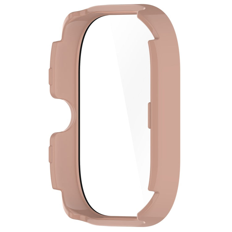 Mega Godt Cover med Skærmbeskytter i Glas passer til Xiaomi Redmi Watch 4 - Pink#serie_1