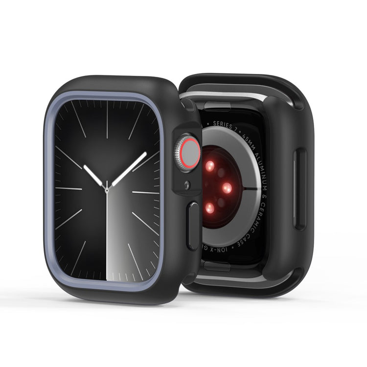 Mega Fed Silikone Cover passer til Apple Smartwatch - Sølv#serie_1