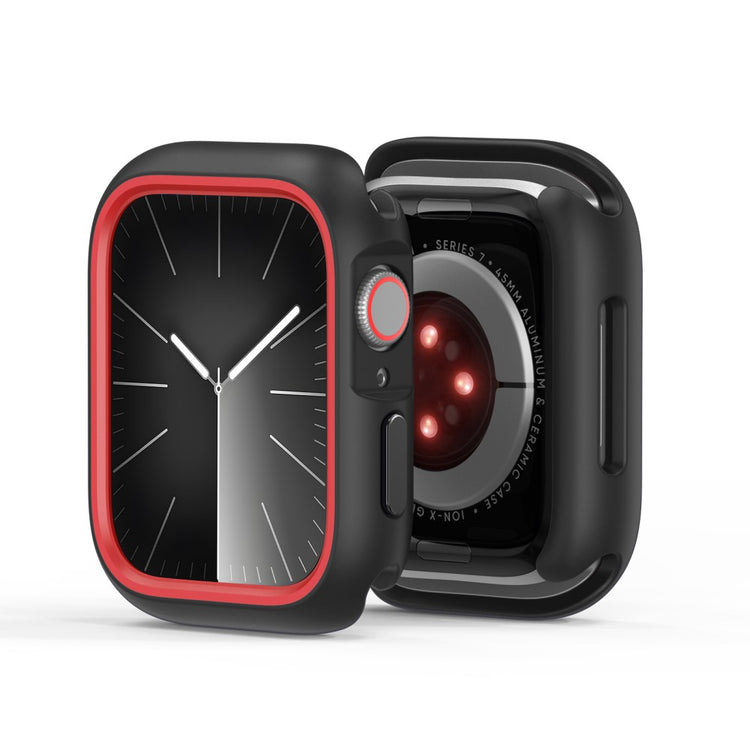 Mega Fed Silikone Cover passer til Apple Smartwatch - Sort#serie_2