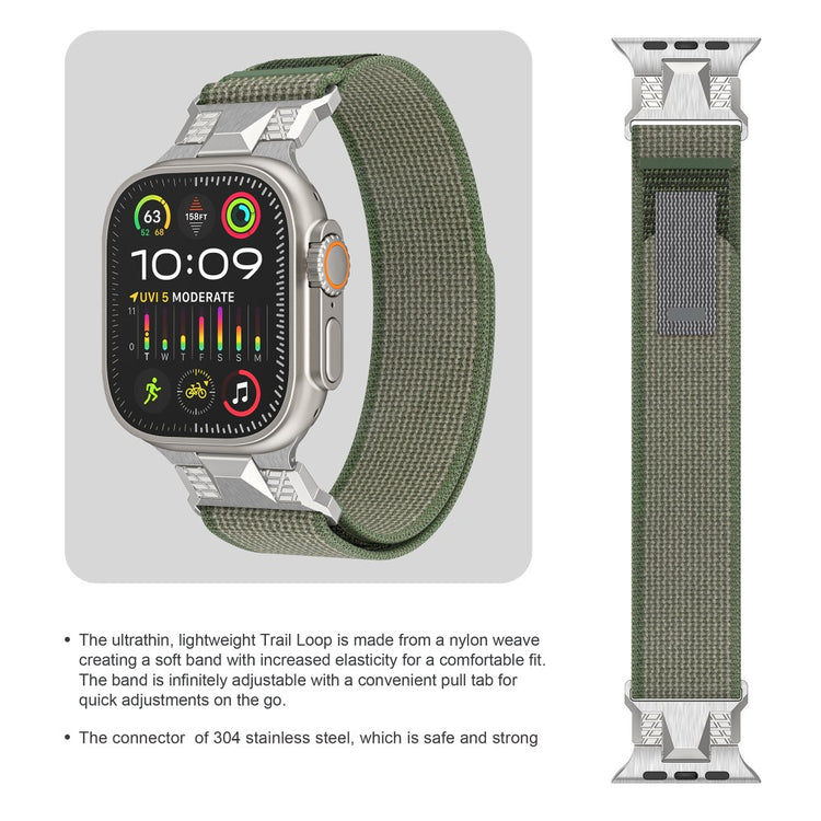 Mega Neat Apple Smartwatch Nylon Universel Strap - Green#serie_3