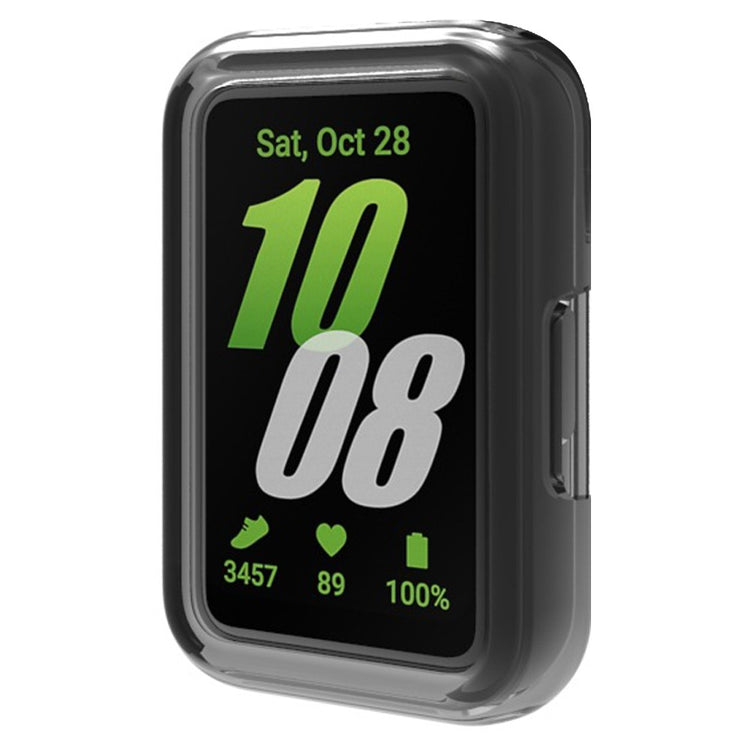 Samsung Galaxy Fit 3 Transparent Silicone Bumper - Black#serie_1