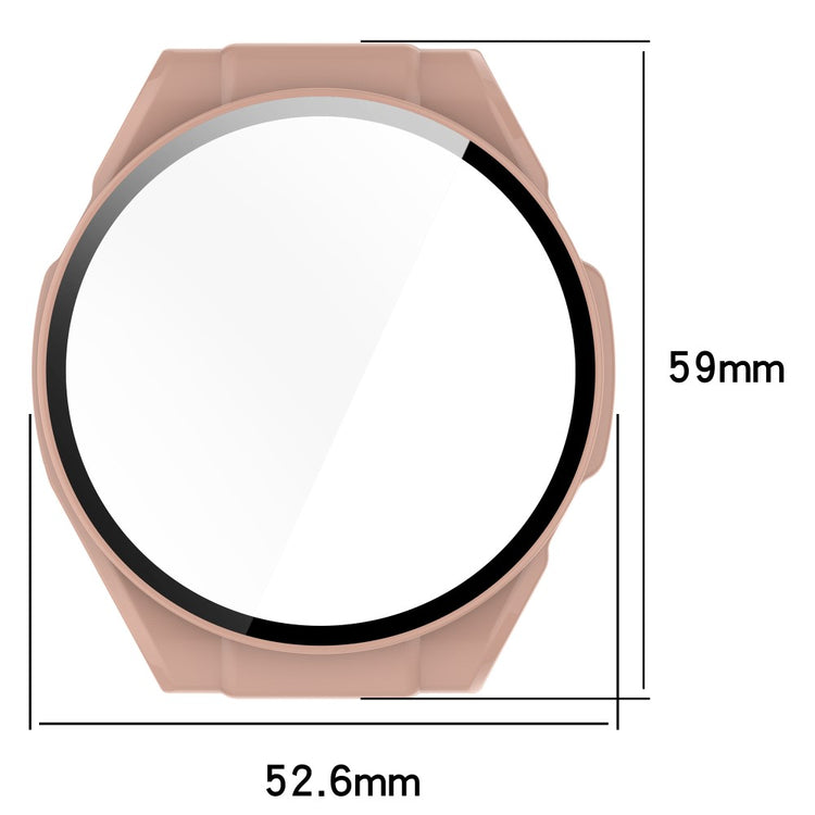 Fashionable Haylou Watch R8 Cover with Screen Protector in Glass - White#serie_5