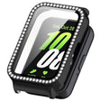 Super Bello Samsung Galaxy Fit 3 Cover con Protezione schermo in Vetro e Strass
