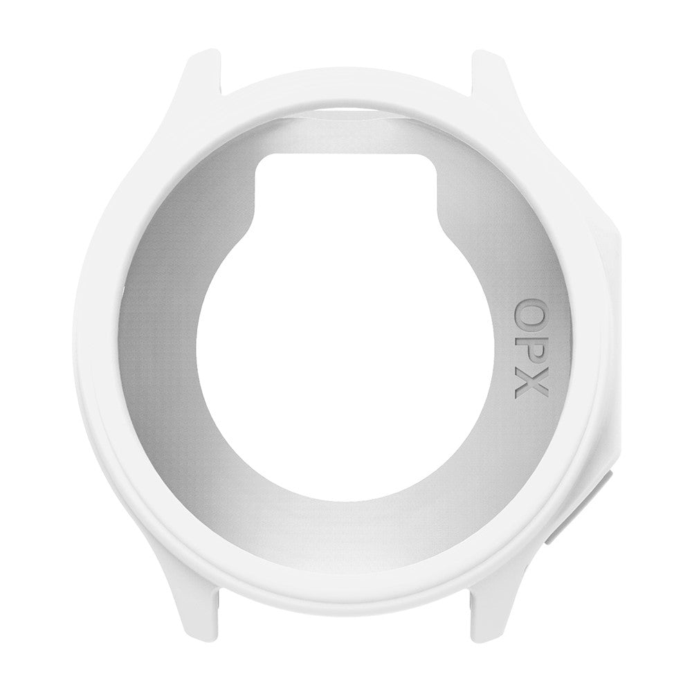 Oppo Watch X Frame Cover Silicone Protection Case Anti-Collision Smartwatch Edge Sleeve - White#serie_3