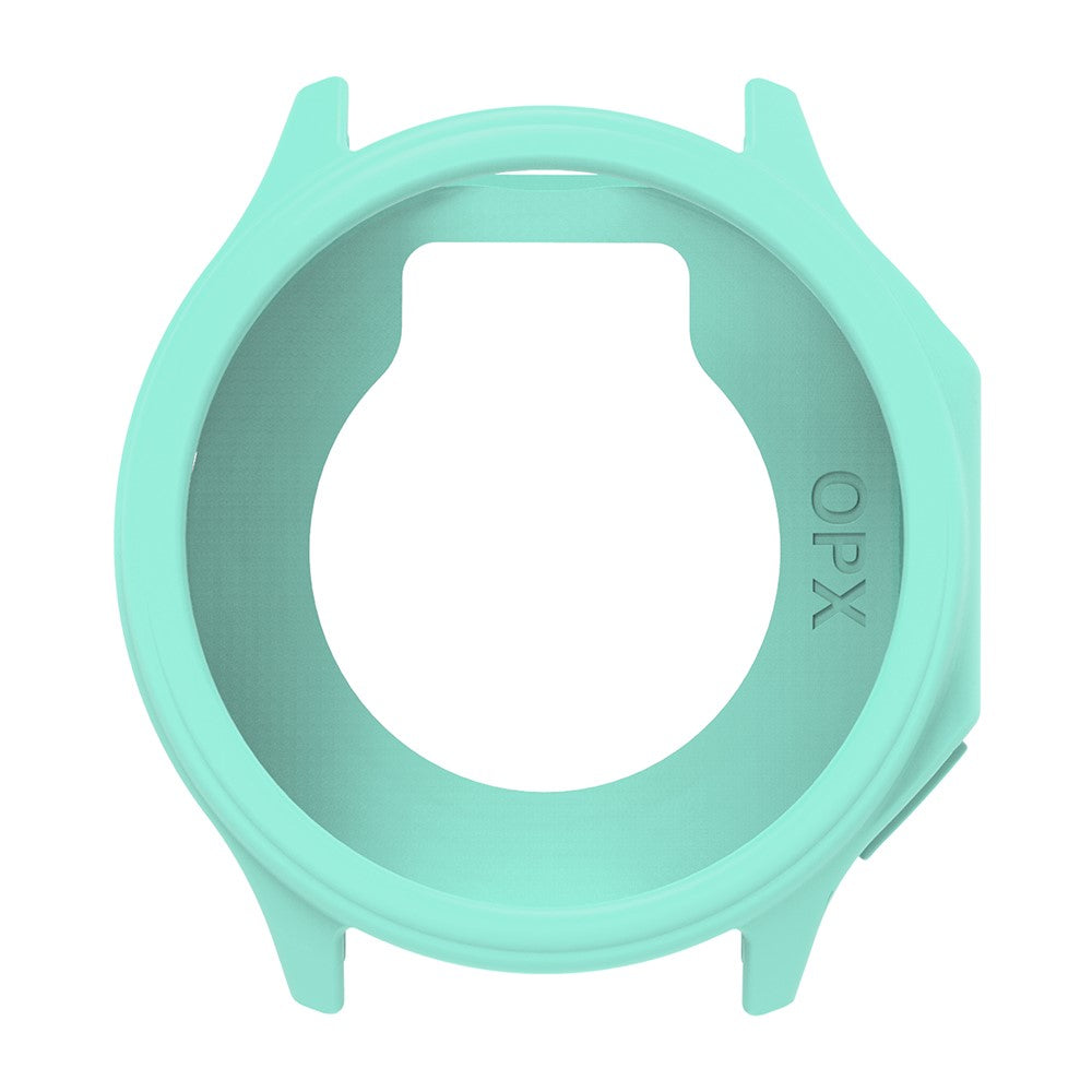 Oppo Watch X Frame Cover Silicone Protection Case Anti-Collision Smartwatch Edge Sleeve - Cyan#serie_7