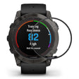 5pz Garmin Fenix 7X Pro Silicone / TPU Curva 3D Protezione schermo