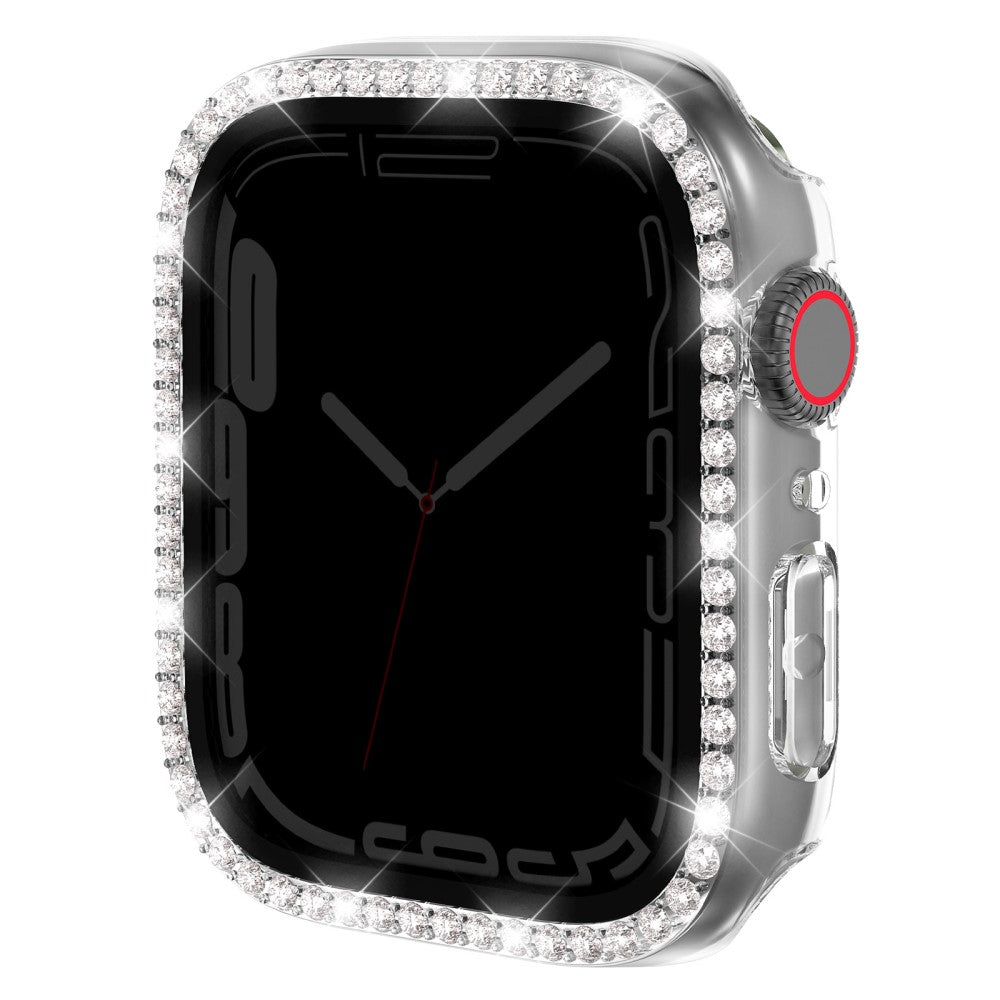 Mega Good Apple Smartwatch Universel Cover with Screen Protector in Rhinestone and Glass - Transparent#serie_1