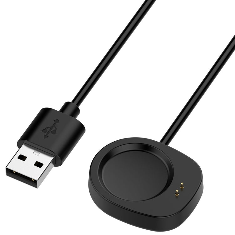 1m Silikone Magnetisk USB Opladningskabel passer til Amazfit Balance - Sort#serie_5