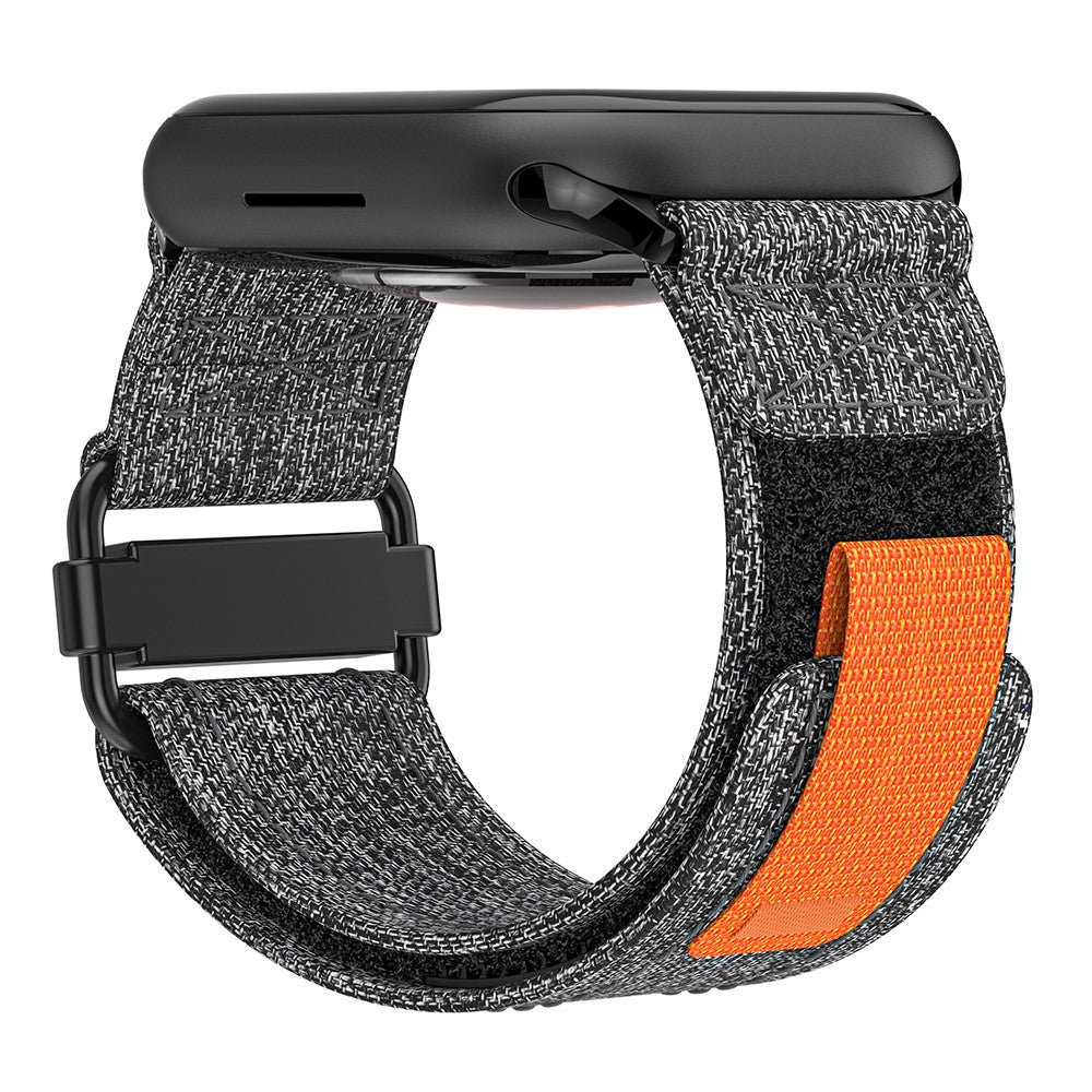 Mega Cool Nylon Universal Rem passer til Apple Smartwatch - Sølv#serie_1