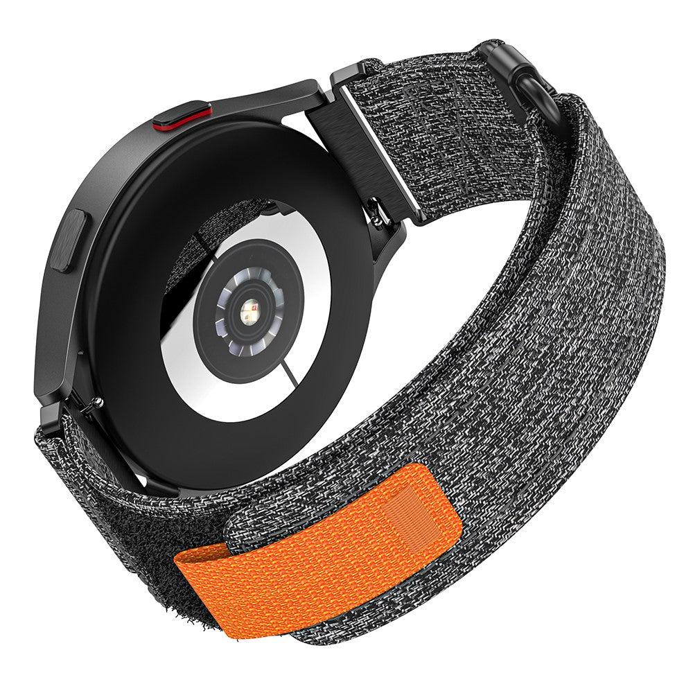 Supercool Nylon Universal Rem passer til Samsung Smartwatch - Sølv#serie_1