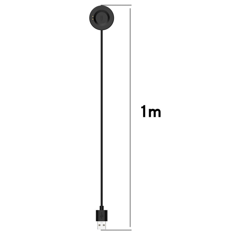 100cm Plastik Og Silikone Magnetisk Opladningskabel passer til iTouch Air 3 - Sort#serie_2