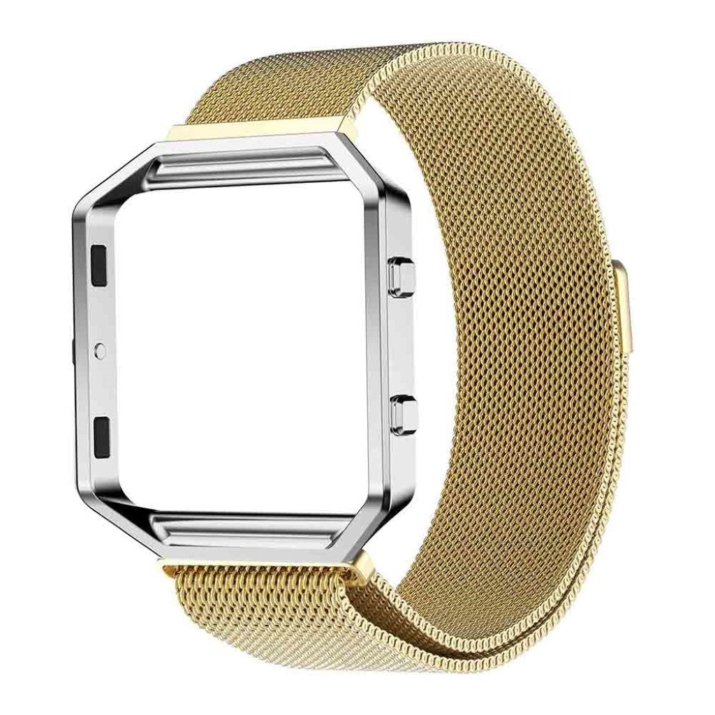 Alle Tiders Fitbit Blaze Metal Cover - Guld#serie_1