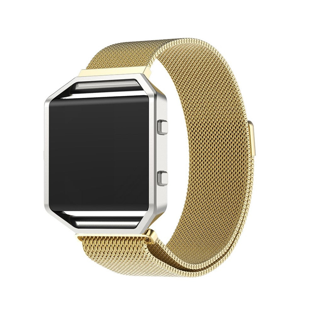 Alle Tiders Fitbit Blaze Metal Cover - Guld#serie_1