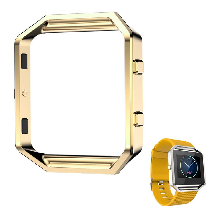 Alle Tiders Fitbit Blaze Metal Cover - Guld#serie_1