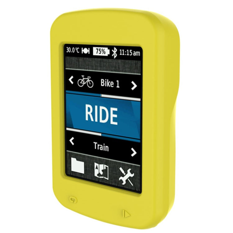 Super Fint Garmin Edge 820 Silikone Cover - Gul#serie_4