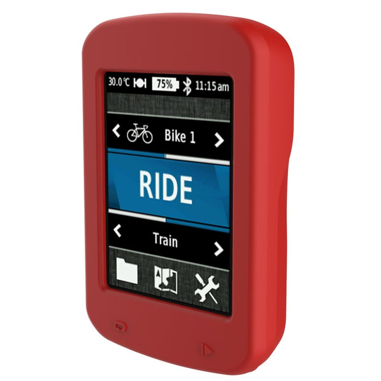 Super Fint Garmin Edge 820 Silikone Cover - Rød#serie_8