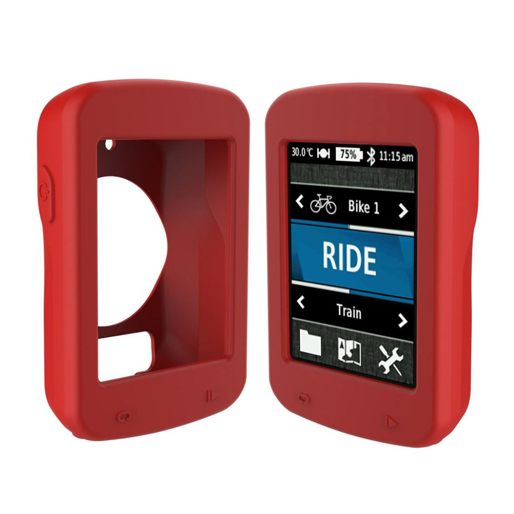 Super Fint Garmin Edge 820 Silikone Cover - Rød#serie_8