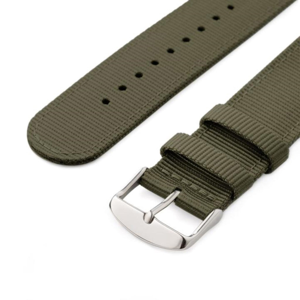 Udsøgt Skagen Falster 2 Nylon Rem - Grøn#serie_c001