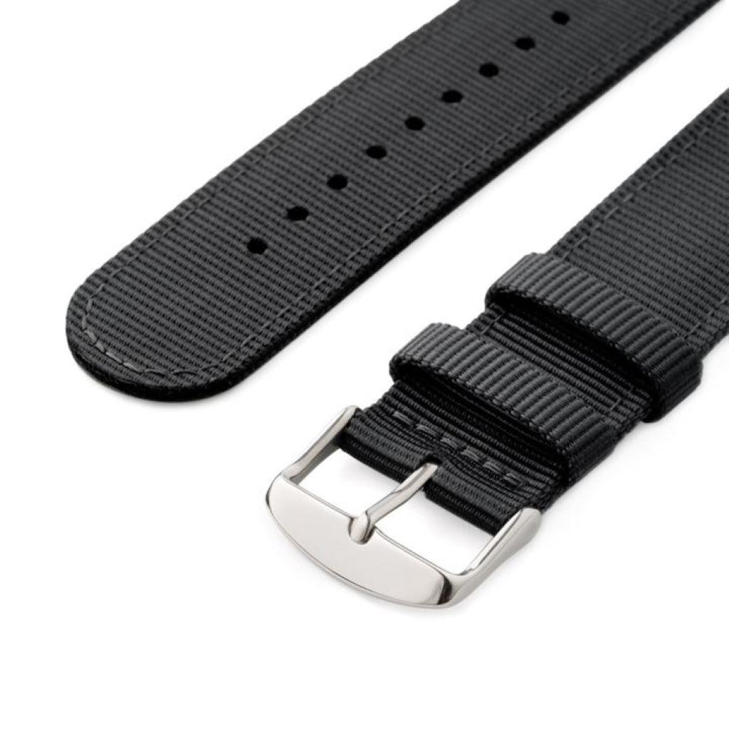 Mega pænt Skagen Holst Nylon Rem - Sort#serie_c006