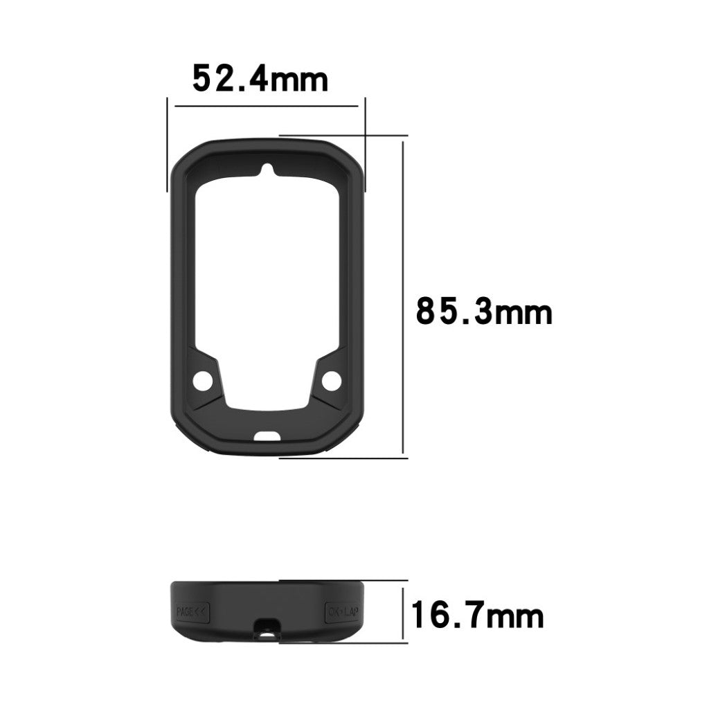 Godt Silikone Cover til Bryton Rider 430 / Bryton Rider 320 - Grøn#serie_6