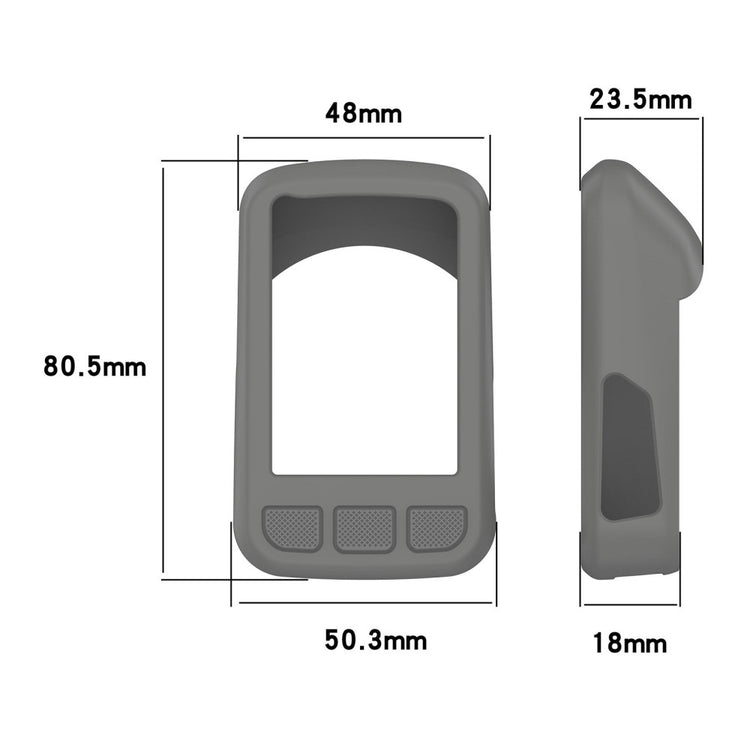 Rigtigt Fed Silikone Cover passer til Wahoo Elemnt Bolt V2 - Hvid#serie_2