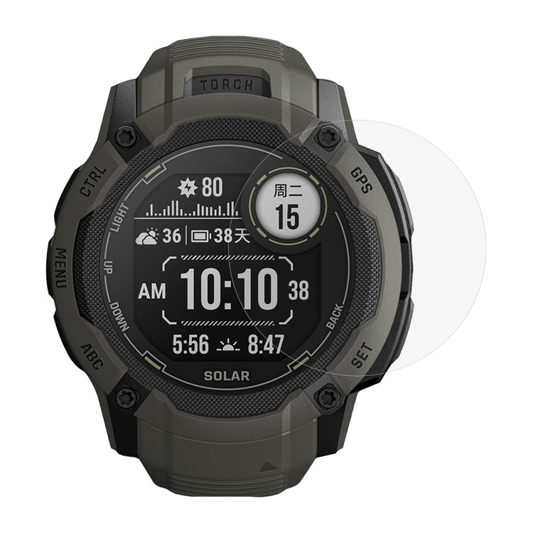 Silikone Skærmbeskytter passer til Garmin Instinct 2X - Gennemsigtig#serie_338