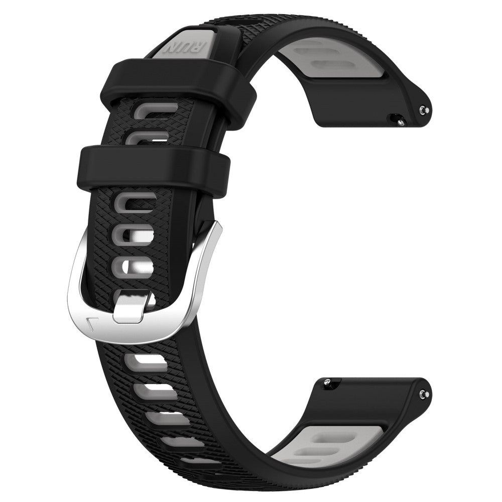 Mega Fint Silikone Universal Rem passer til Smartwatch - Sort#serie_2