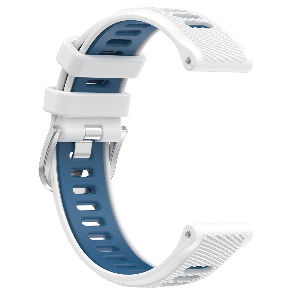 Alle Tiders Silikone Universal Rem passer til Smartwatch - Hvid#serie_4