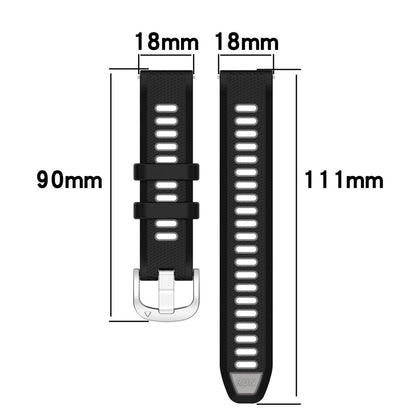 Alle Tiders Silikone Universal Rem passer til Smartwatch - Hvid#serie_4