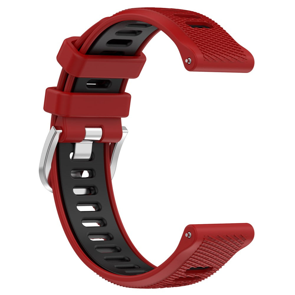 Alle Tiders Silikone Universal Rem passer til Smartwatch - Rød#serie_6