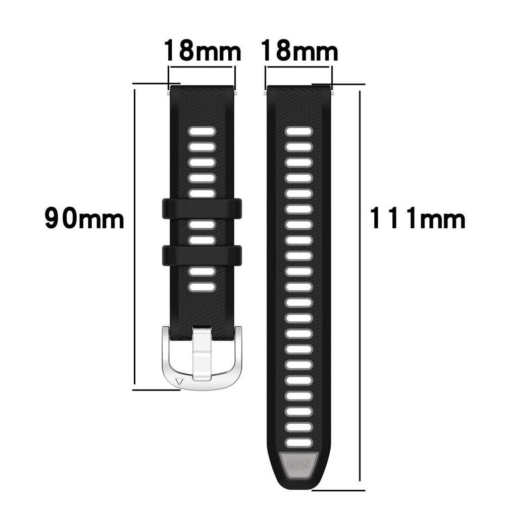 Alle Tiders Silikone Universal Rem passer til Smartwatch - Gul#serie_7