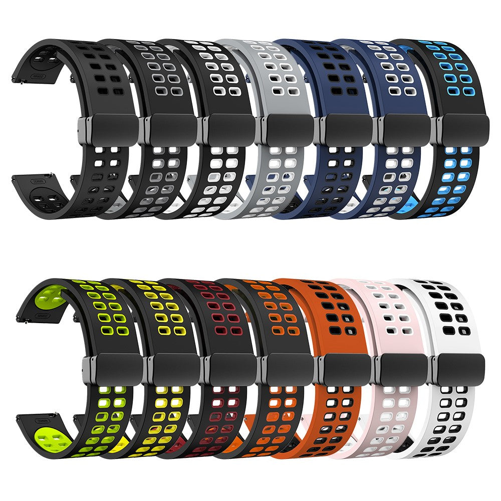Alle Tiders Silikone Universal Rem passer til Smartwatch - Pink#serie_12