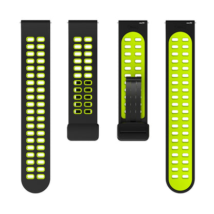 Alle Tiders Silikone Universal Rem passer til Smartwatch - Grøn#serie_6