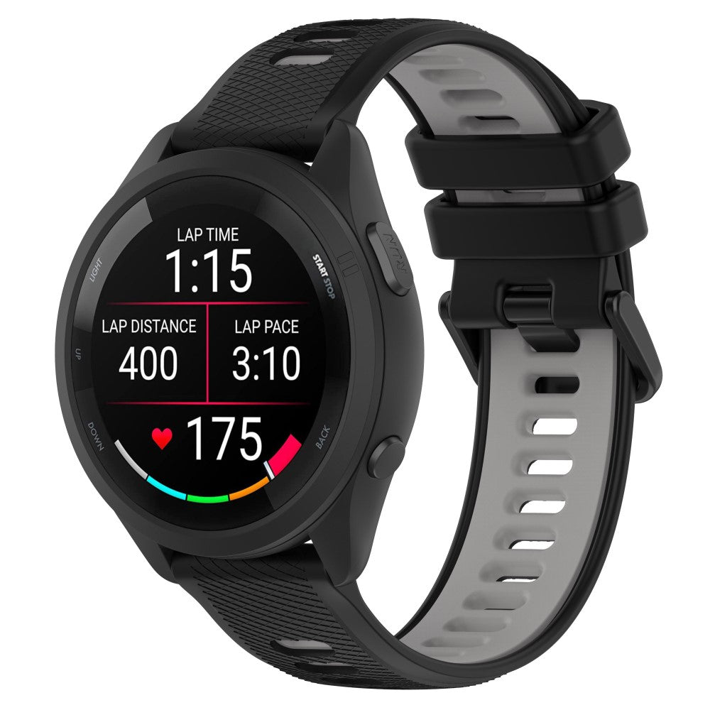 Super Fed Silikone Universal Rem passer til Smartwatch - Sort#serie_8