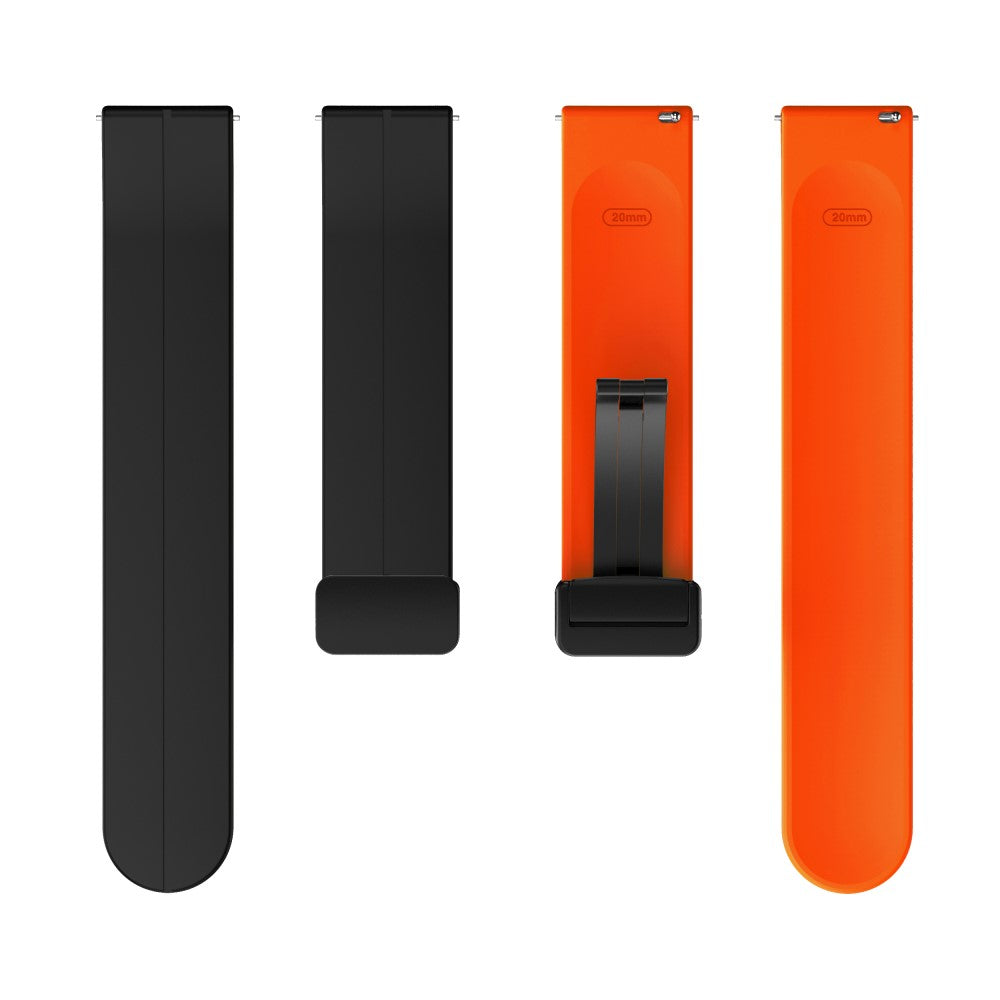 Helt Vildt Kønt Silikone Universal Rem passer til Smartwatch - Orange#serie_11