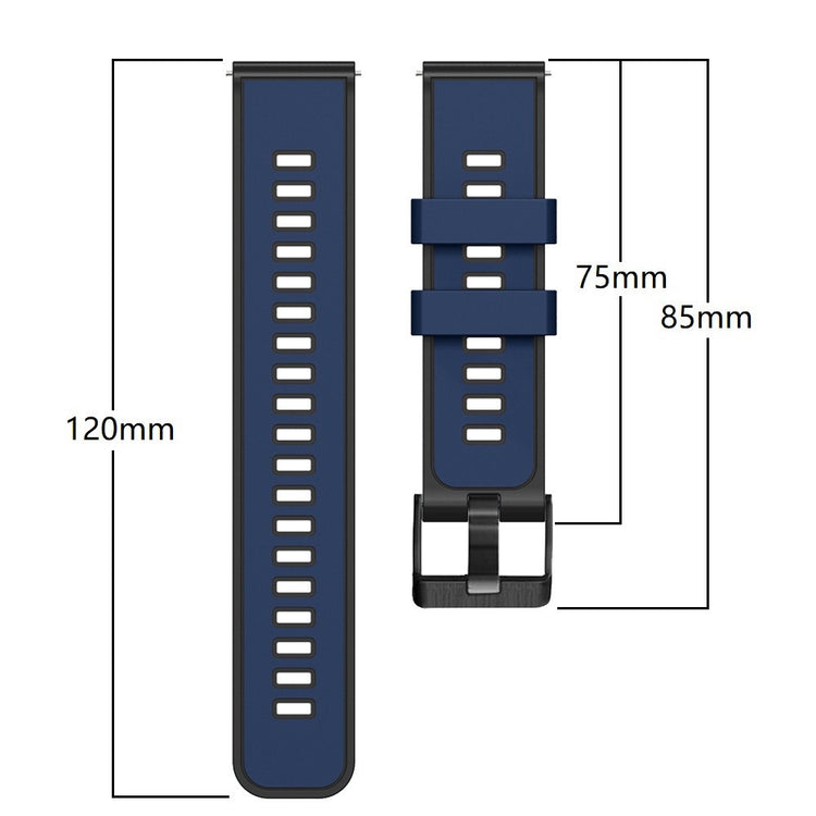 Glimrende Silikone Universal Rem passer til Smartwatch - Brun#serie_10