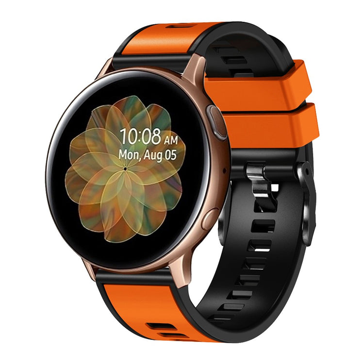 Glimrende Silikone Universal Rem passer til Smartwatch - Orange#serie_3