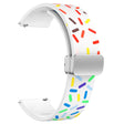 Alla Moda Universali Metallo E Silicone / Tpu Universali Cinturino