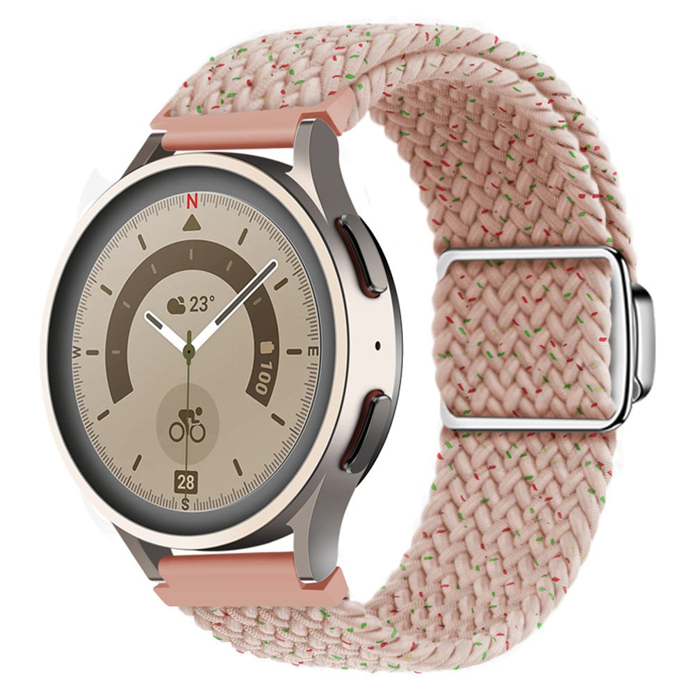 Vildt Godt Metal Og Nylon Universal Rem passer til Smartwatch - Pink#serie_12