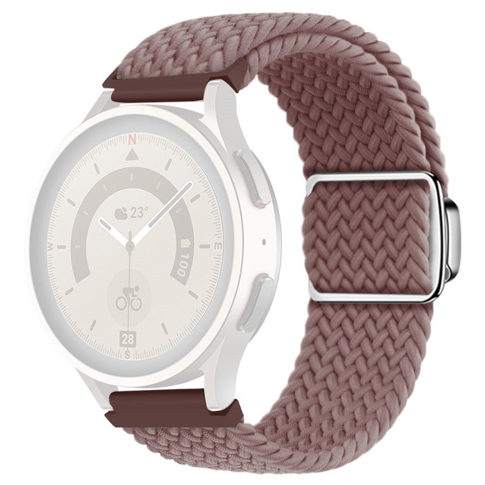 22mm Universal nylon strap with magnetic buckle - Smoke Purple#serie_14
