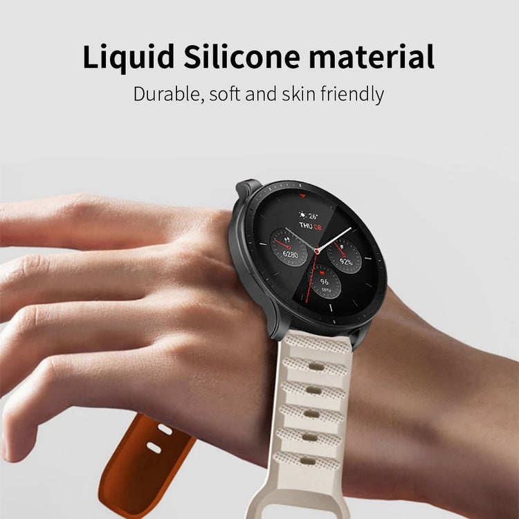 Fremragende Silikone Universal Rem passer til Smartwatch - Orange#serie_1