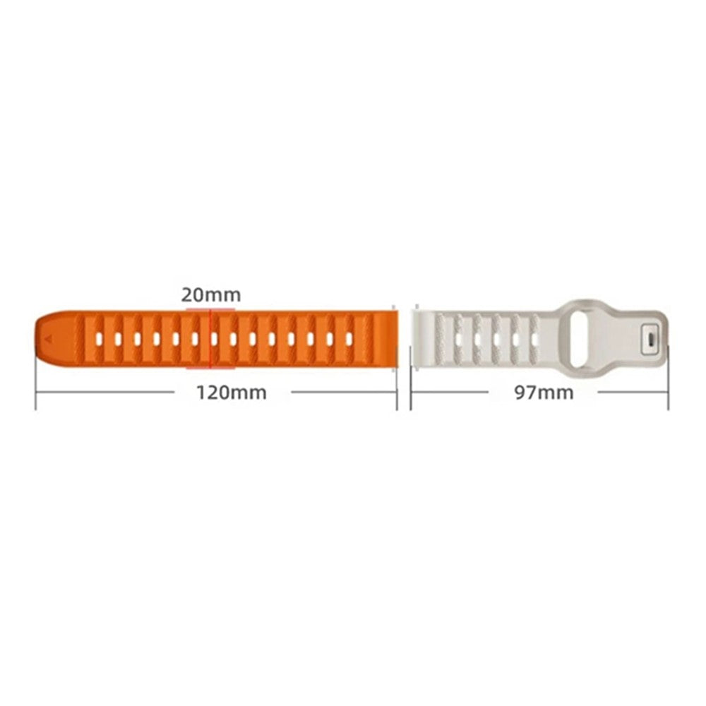 20mm Universal dot texture style strap - White#serie_2