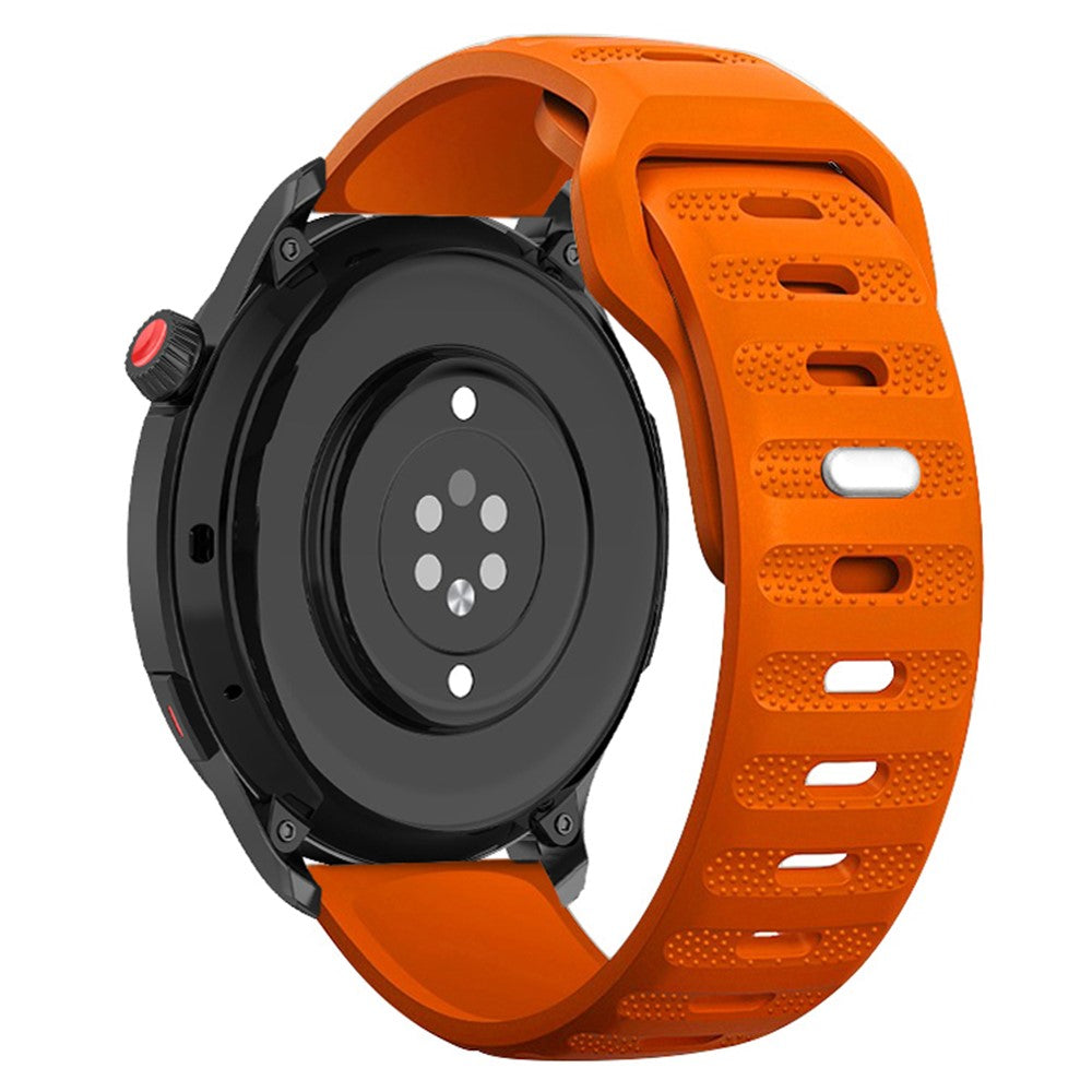 Fremragende Silikone Universal Rem passer til Smartwatch - Orange#serie_5