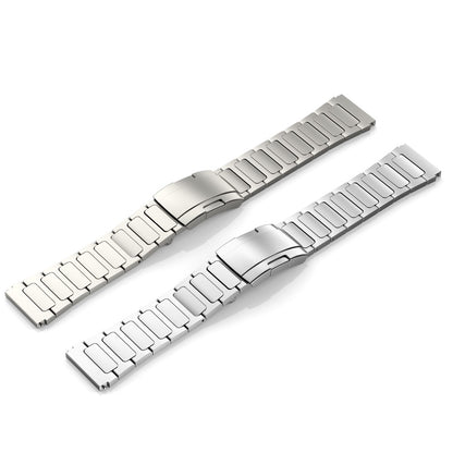 22mm Universal titanium alloy strap with tortoise buckle - Titanium#serie_1
